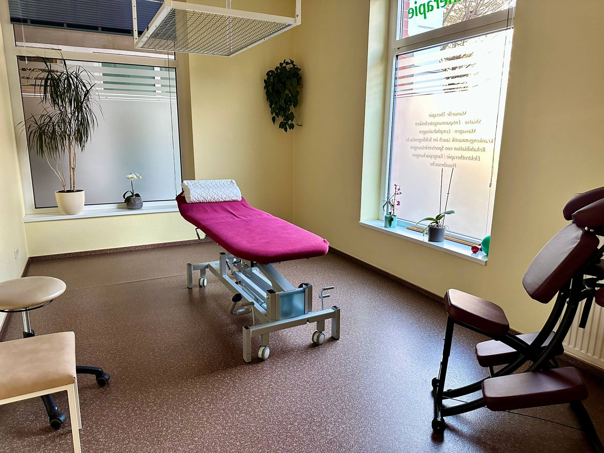 Therapieraum Physiotherapie Wodtke